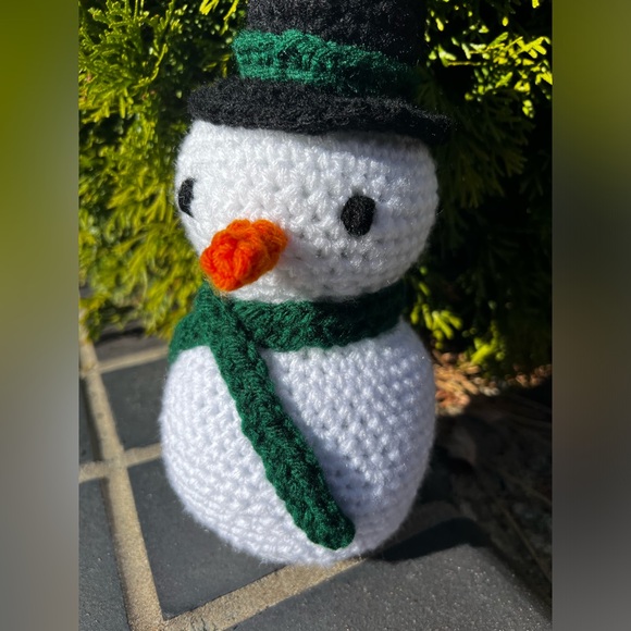 Hand Crocheted Frost the Snowman! - Picture 3 of 7